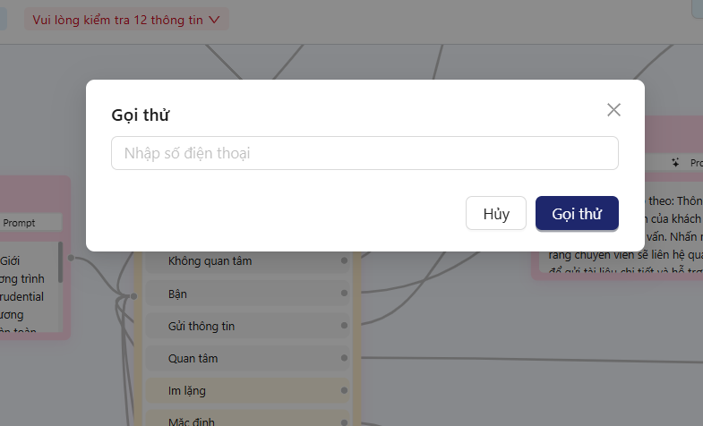 Bước 3: Gọi thử